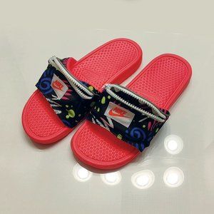 Nike Pink Benassi JDI Fanny Pack Slides